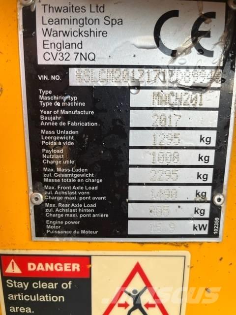 Thwaites Mach 201 Minidumpperit