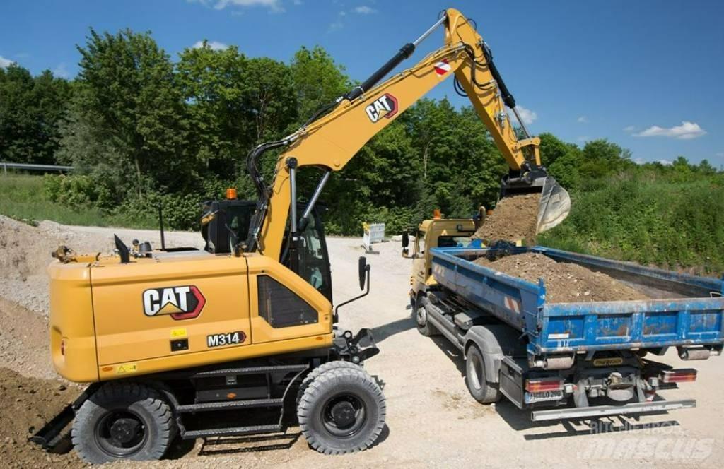 CAT M 314 UTHYRES Pyöräkaivukoneet