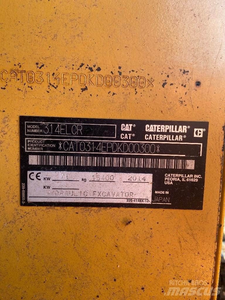 CAT 314 E LCR Telakaivukoneet