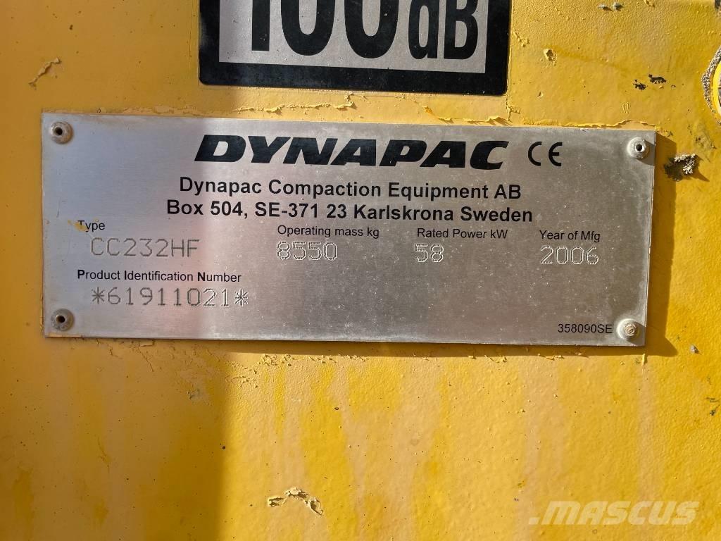Dynapac CC 232 HF Tandemjyrät
