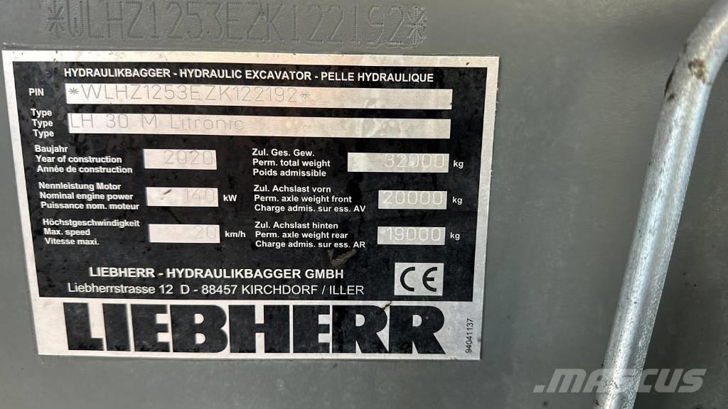 Liebherr LH 30 M Jätteenkäsittelijät