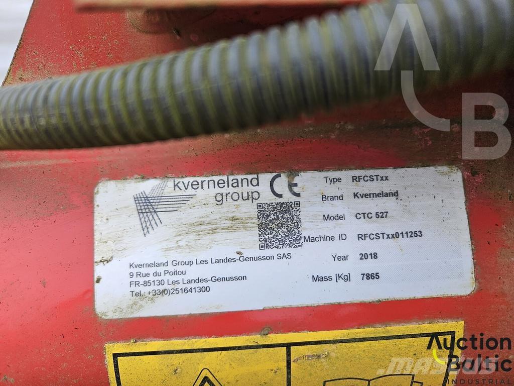 Kverneland CTC527 Kiekkomultaimet ja lautasäkeet