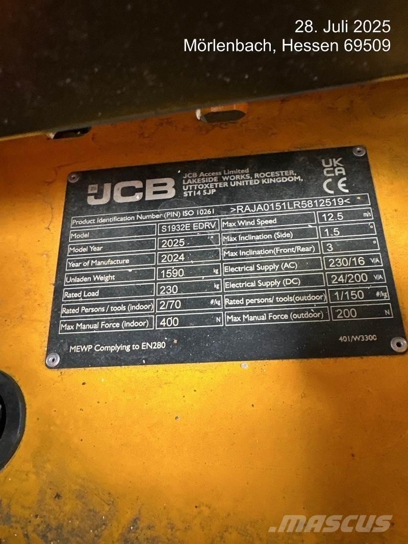 JCB S1932E Saksilavat