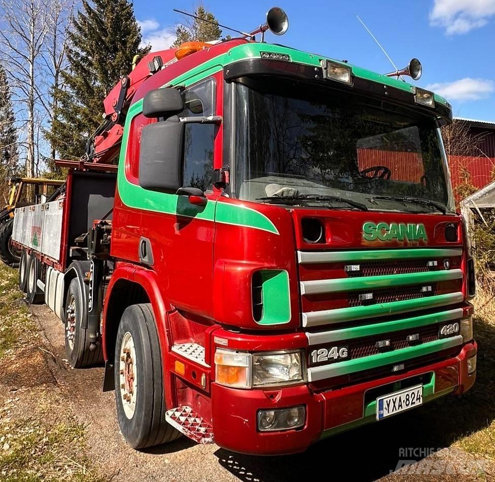 Scania P 124 GB Nosturiautot