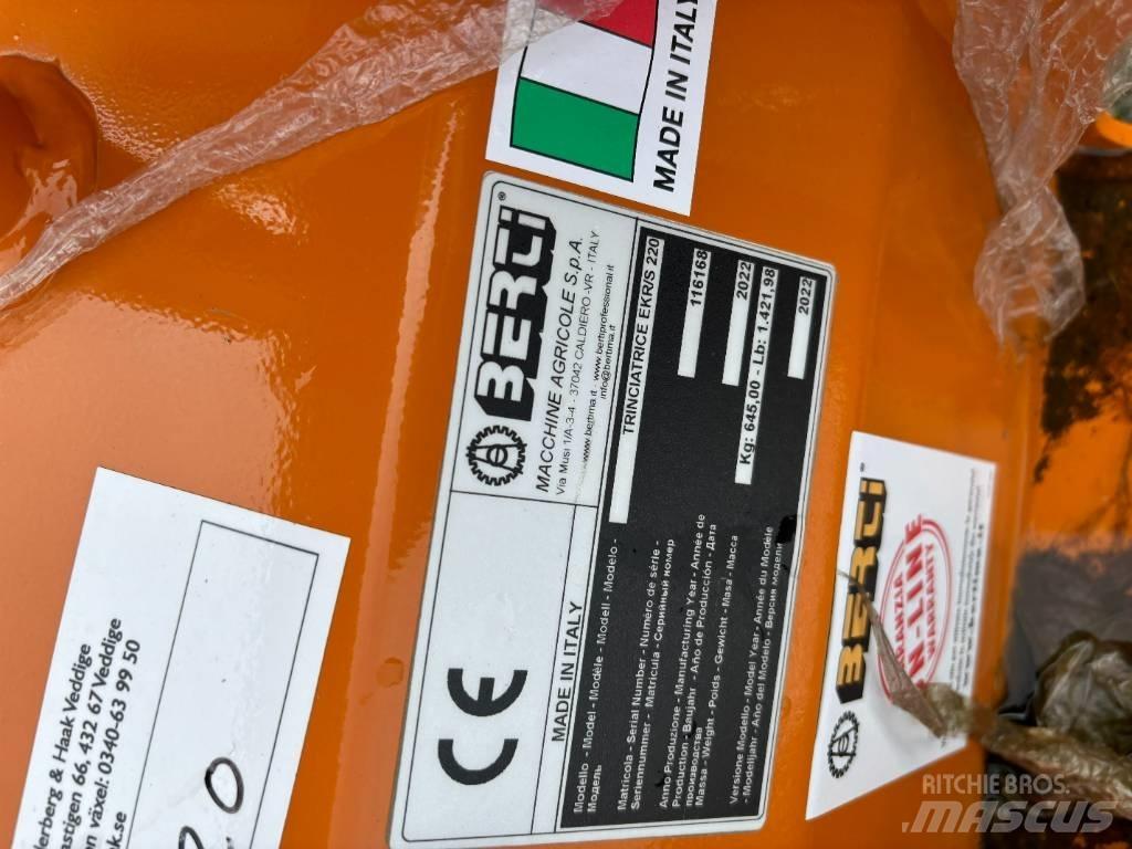 Berti EKR-S 220 Kesantoleikkurit ja -murskaimet