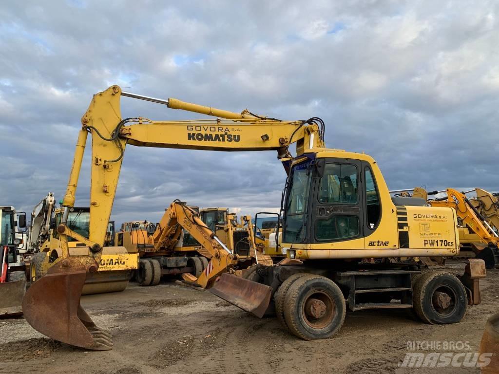 Komatsu PW 170 ES Pyöräkaivukoneet