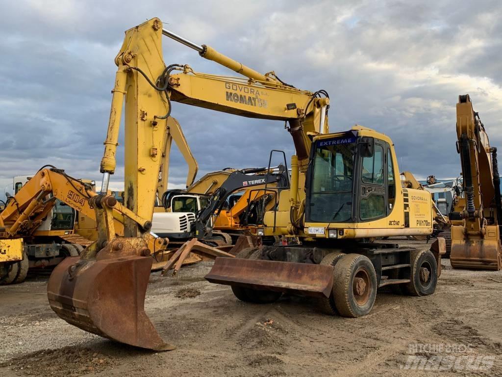 Komatsu PW 170 ES Pyöräkaivukoneet
