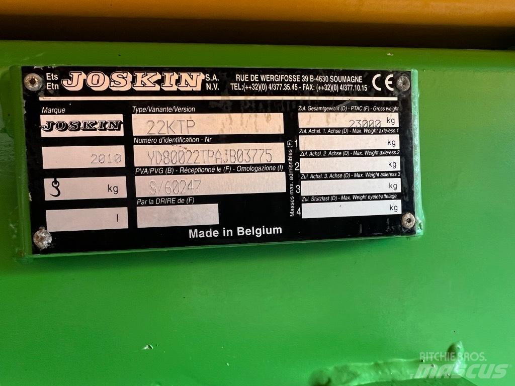 Joskin 22KTP Maansiirtoperävaunut