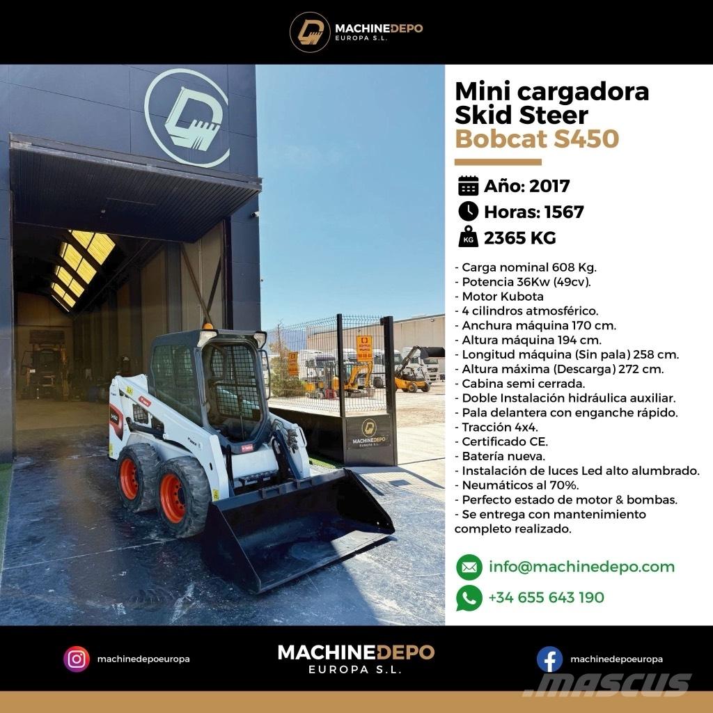 Bobcat S 450 Liukuohjatut kuormaajat
