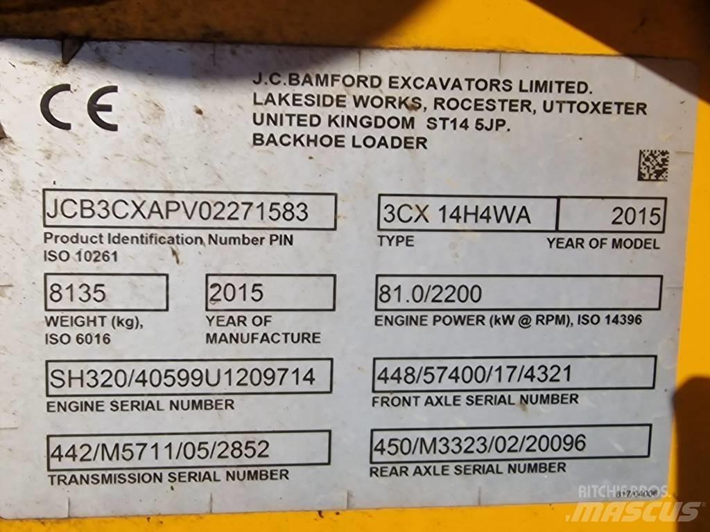 JCB 3 CX ECO Kaivurikuormaajat