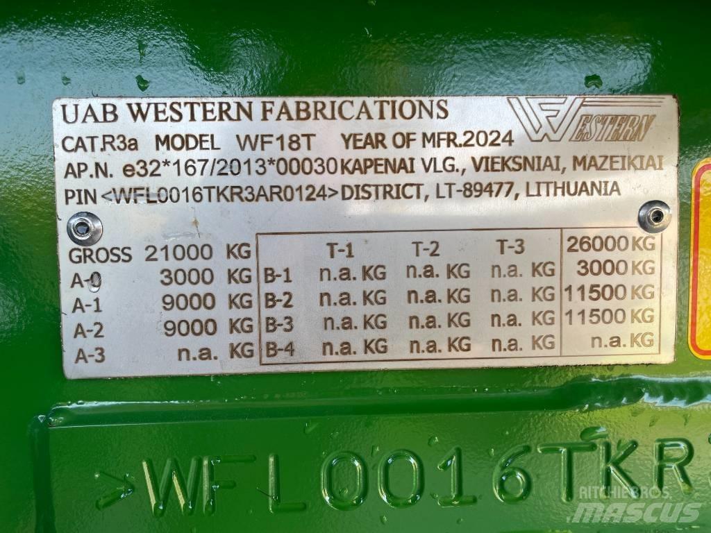 Western WF18T Kippiperävaunut