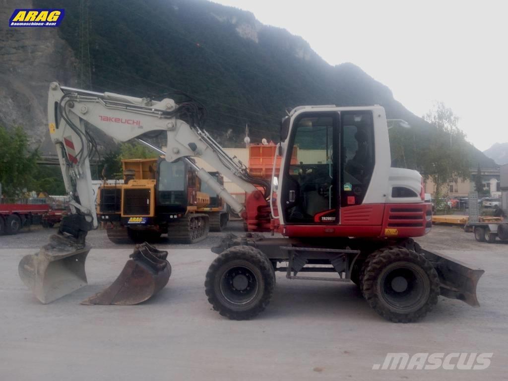 Takeuchi TB 295 W Pyöräkaivukoneet