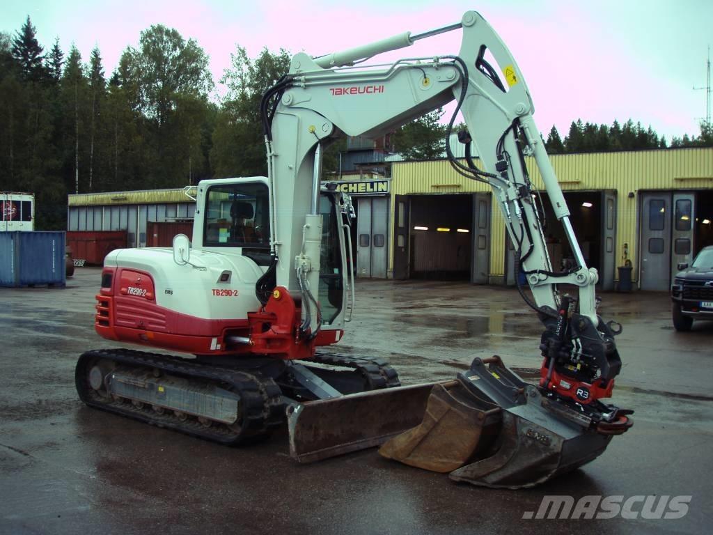 Takeuchi TB 290-2 Midikaivukoneet 7t - 12t