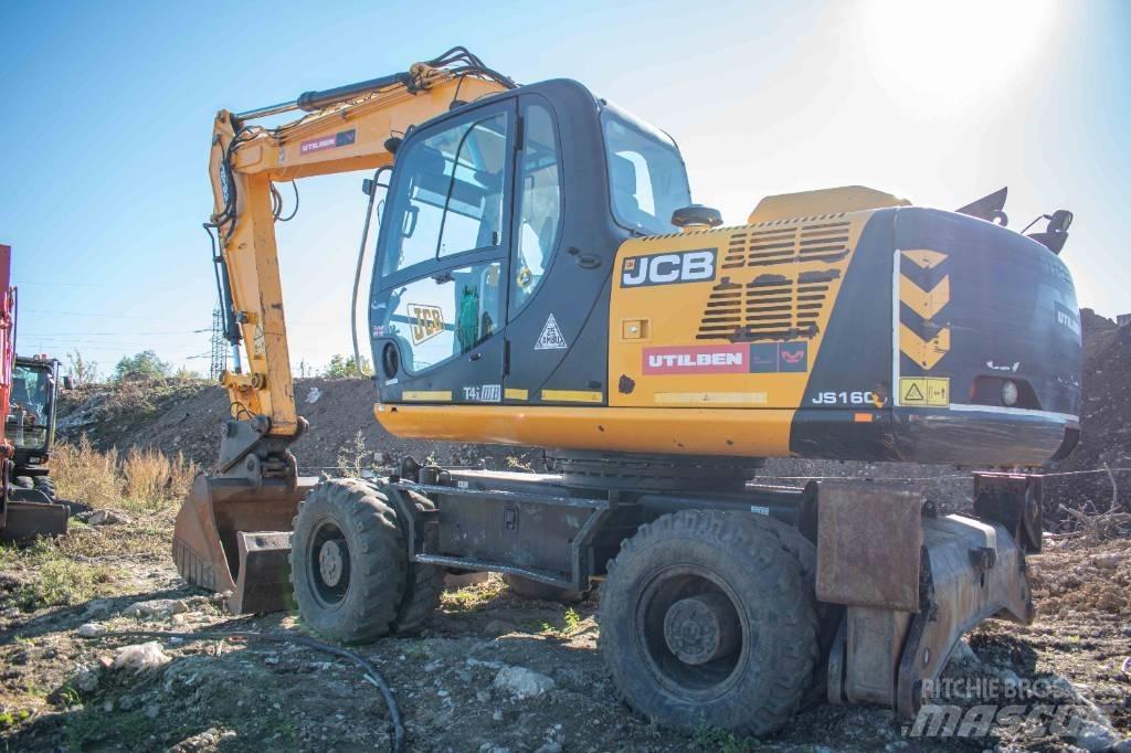 JCB JS160W Pyöräkaivukoneet