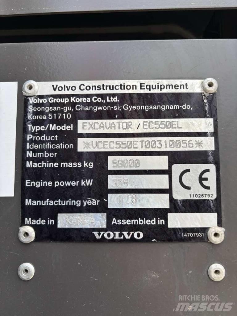 Volvo EC550EL Telakaivukoneet