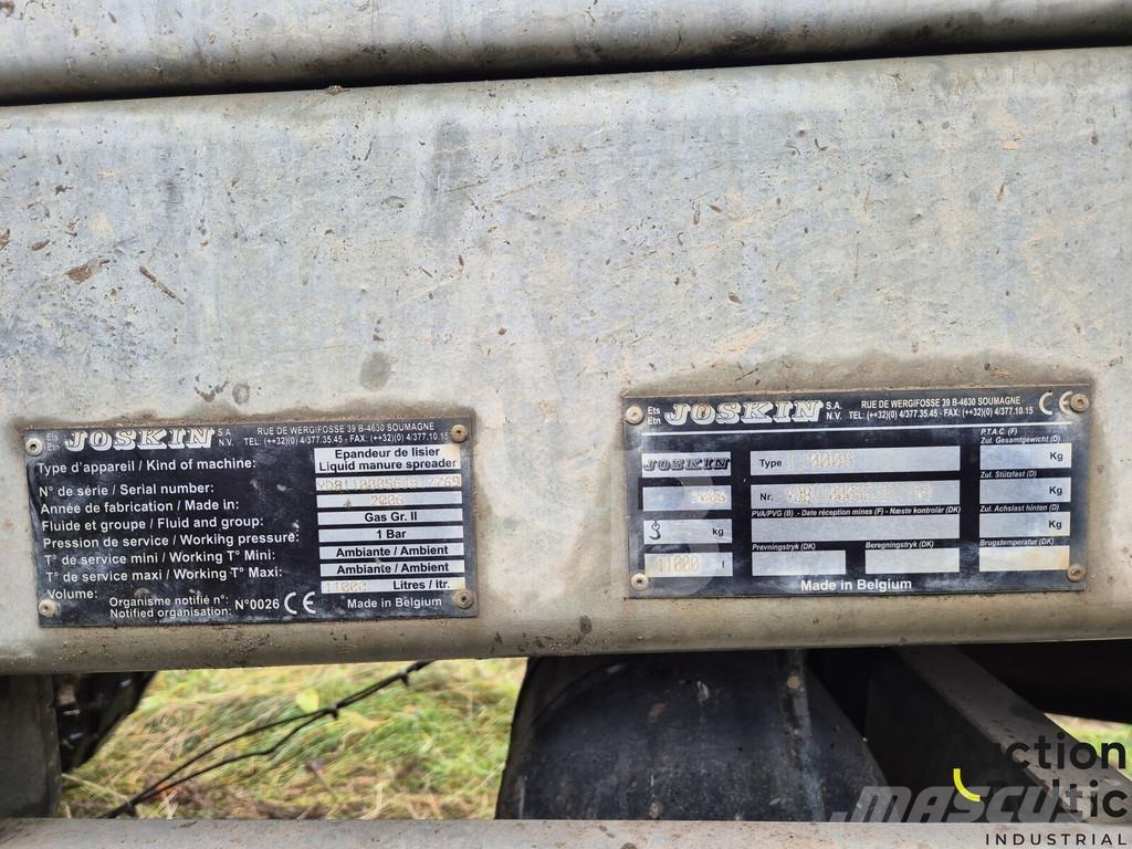 Joskin 11000S Sora- ja kippiperävaunut