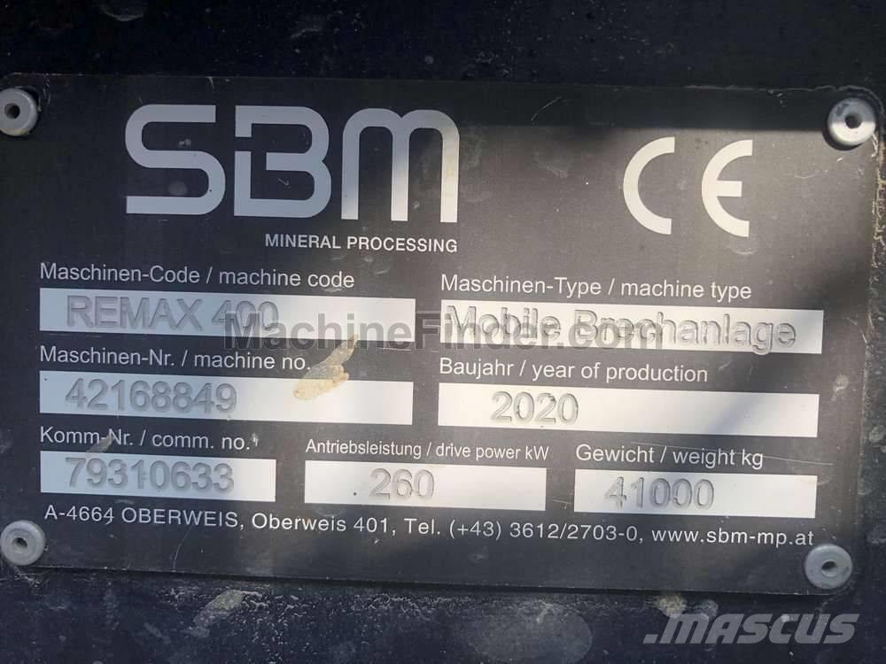 SBM Remax 400 Mobiilimurskaimet