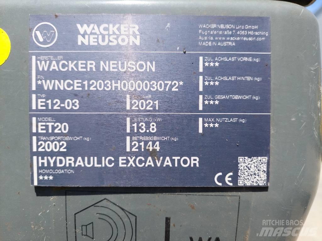 Wacker Neuson ET20 Telakaivukoneet