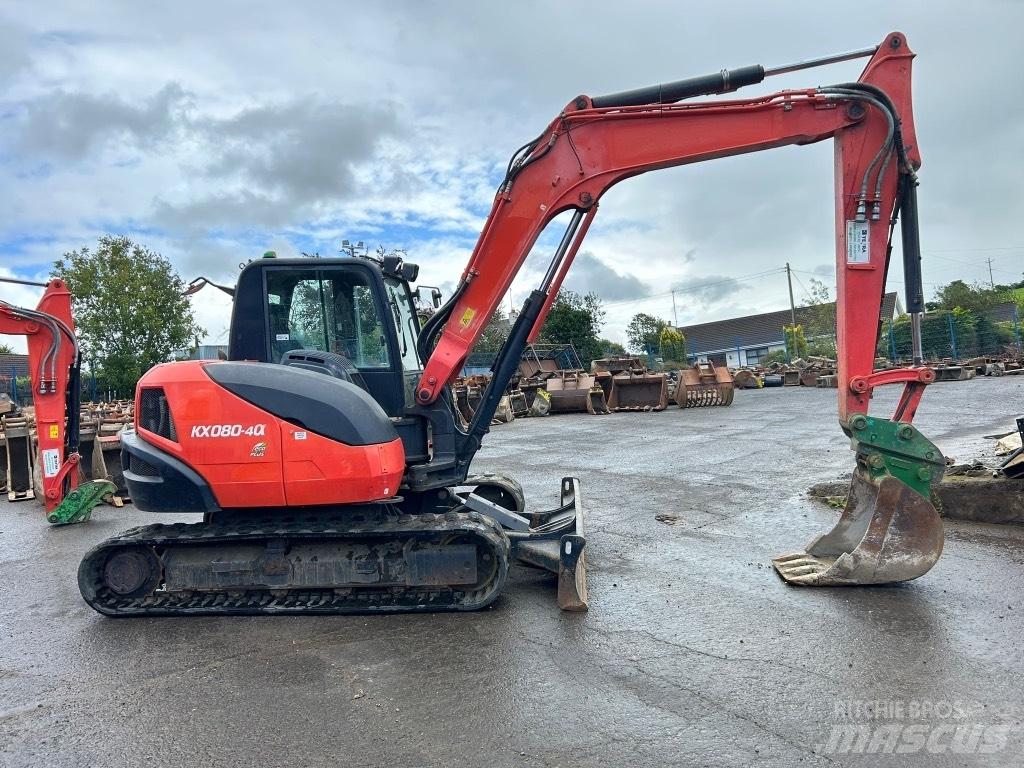 Kubota KX080-4 Midikaivukoneet 7t - 12t