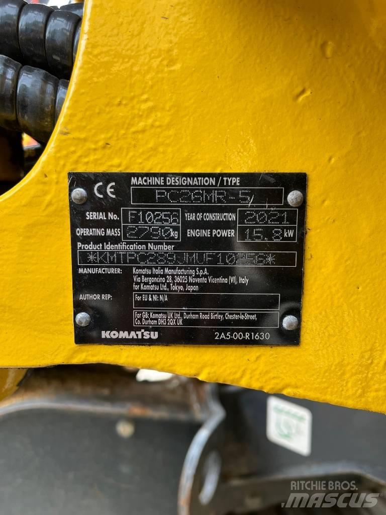 Komatsu PC26MR-5 Minikaivukoneet < 7t