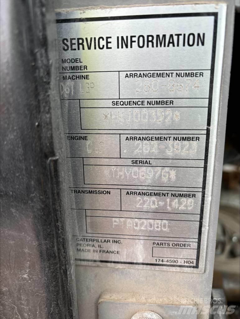 CAT D 6 T LGP Telaketjupuskutraktorit