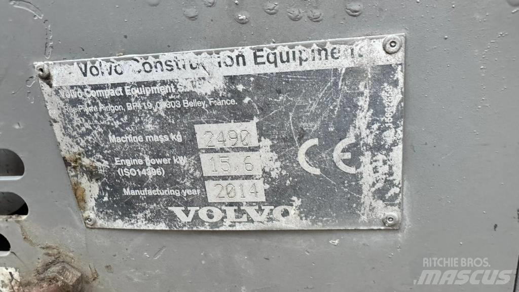 Volvo ECR 25 D Minikaivukoneet < 7t