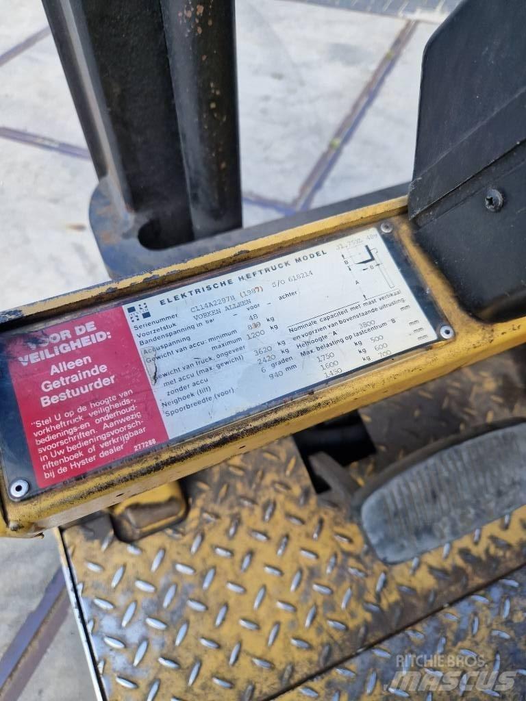 Hyster J 1.75xl Sähkötrukit
