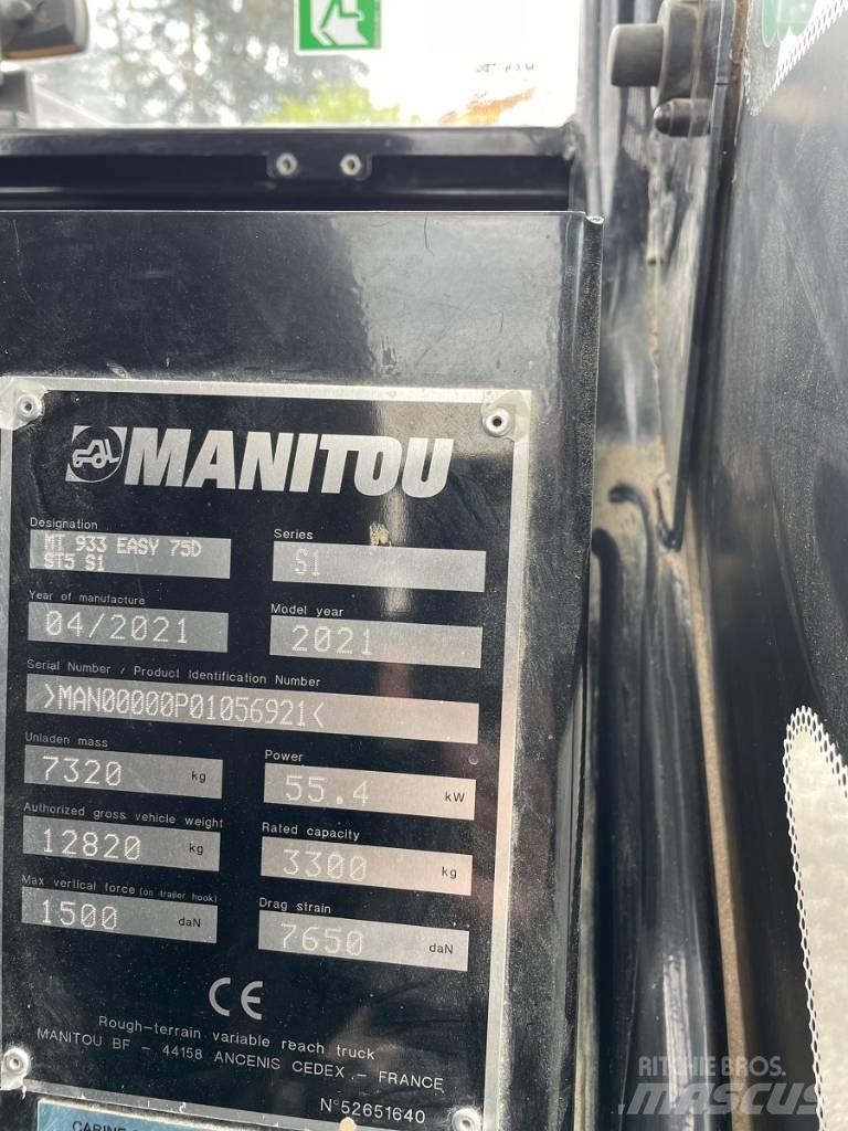 Manitou MT 933 Easy Kurottajat