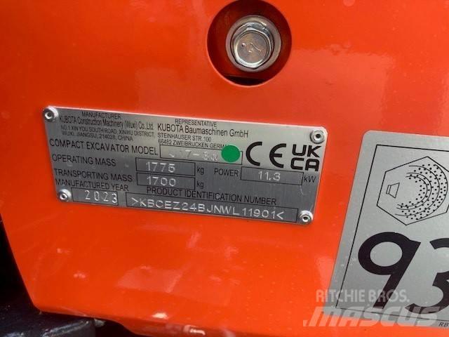 Kubota U 17-3 Minikaivukoneet < 7t