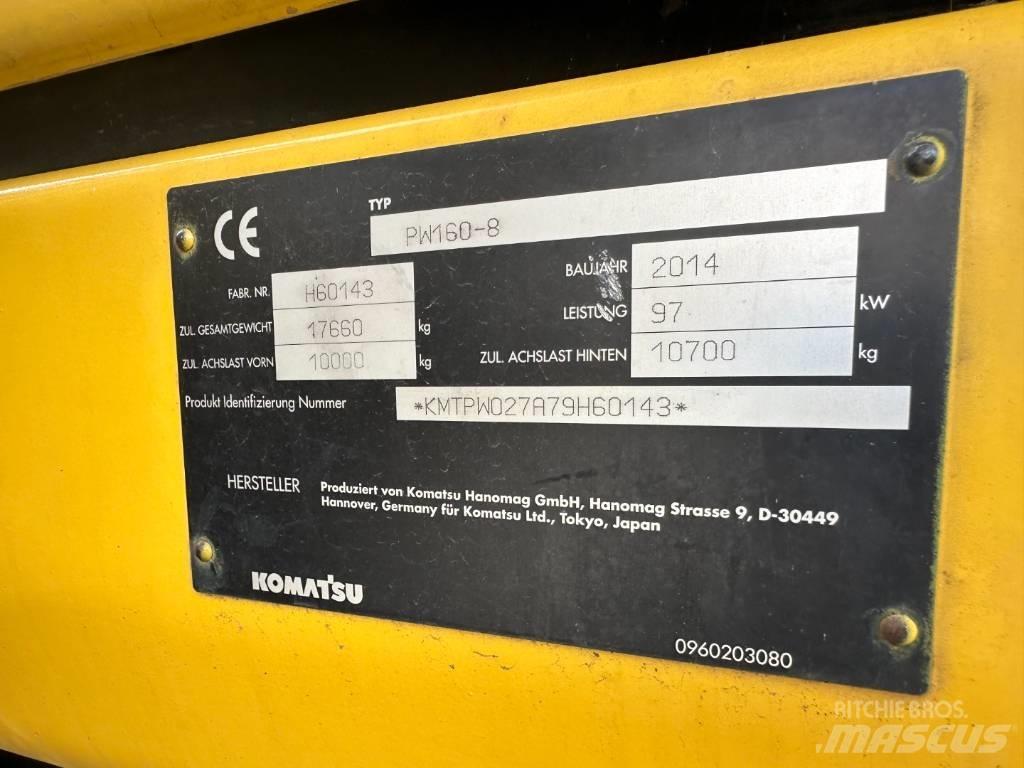 Komatsu PW 160-8 Pyöräkaivukoneet