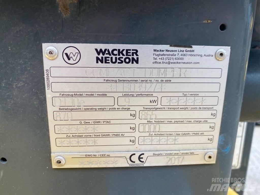 Wacker Neuson DT10e Teladumpperit