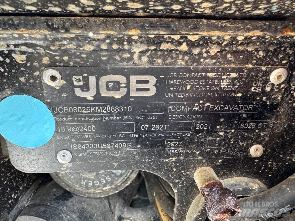 JCB 8026CTS Telakaivukoneet
