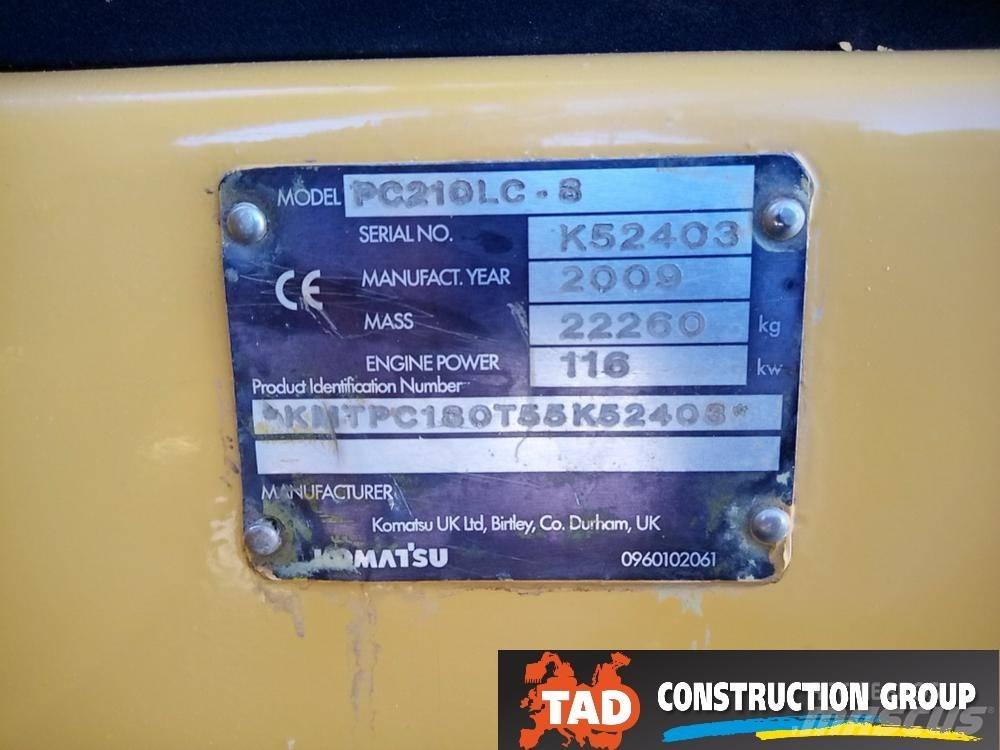 Komatsu PC210LC-8 Telakaivukoneet