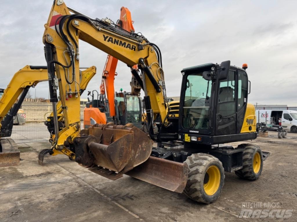 Yanmar B95W (40667) Pyöräkaivukoneet