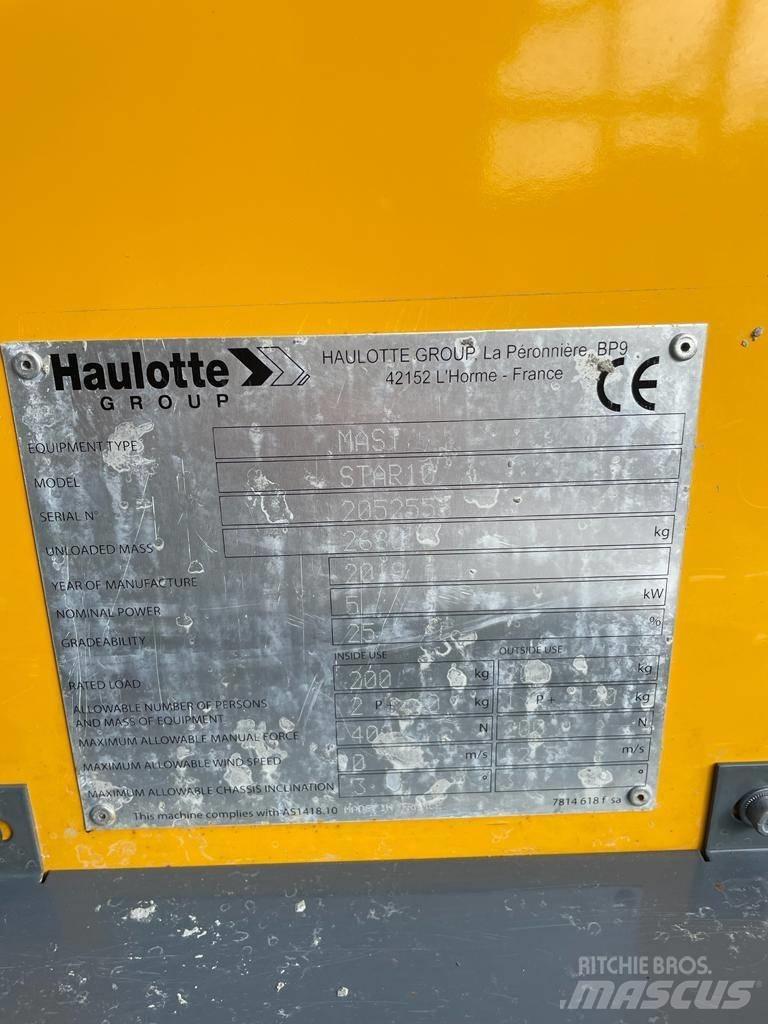 Haulotte Star 10 Henkilönostimet ja nostolaitteet