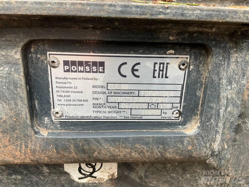 Ponsse ELK 8W Kuormatraktorit