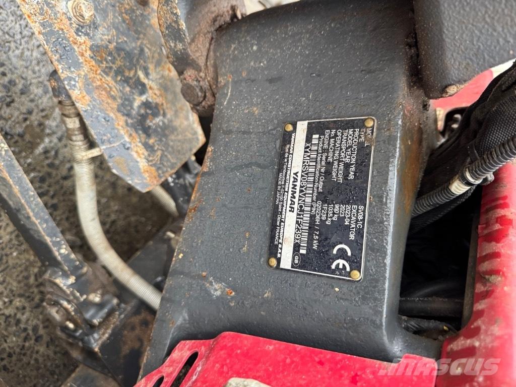 Yanmar SV08 (1F239) Minikaivukoneet < 7t