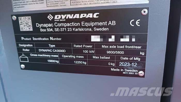 Dynapac CA3500D Muut jyrät