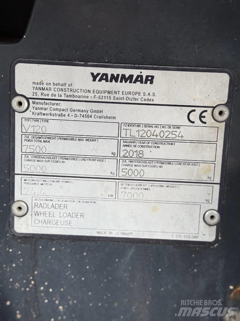 Yanmar V 120 Pyöräkuormaajat