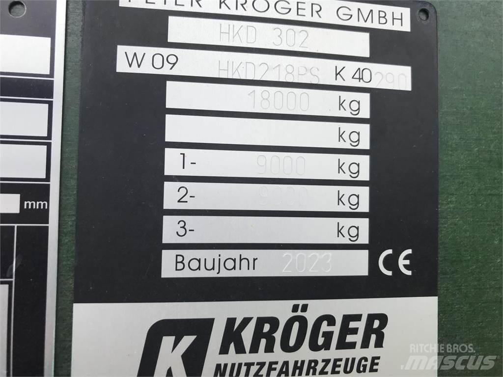 Kröger HKD 302 Sora- ja kippiperävaunut
