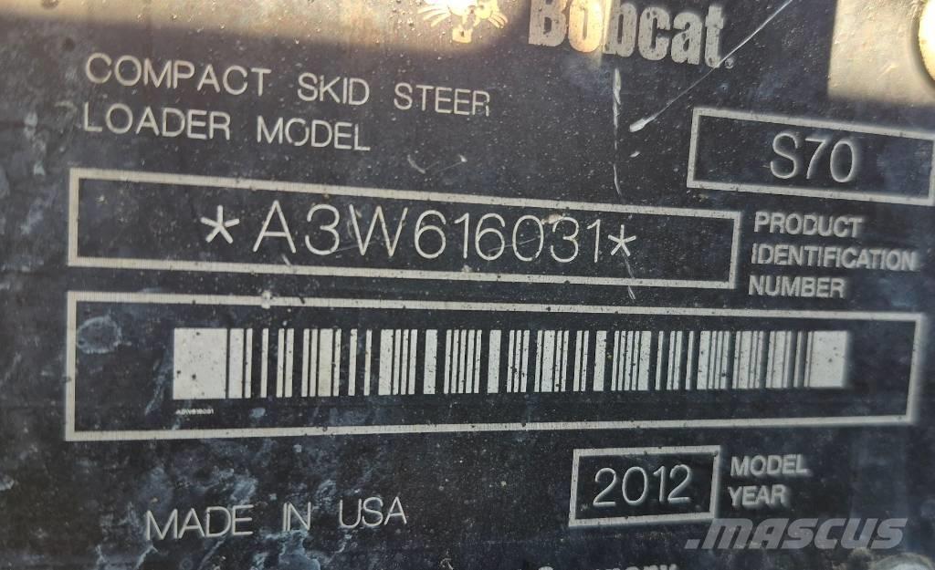 Bobcat S 70 Liukuohjatut kuormaajat