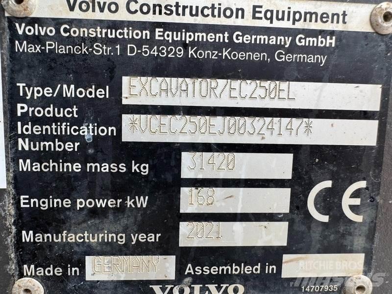 Volvo EC 250 EL Telakaivukoneet