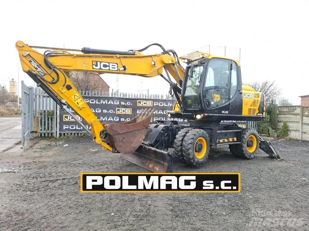 JCB JS 145 W Pyöräkaivukoneet