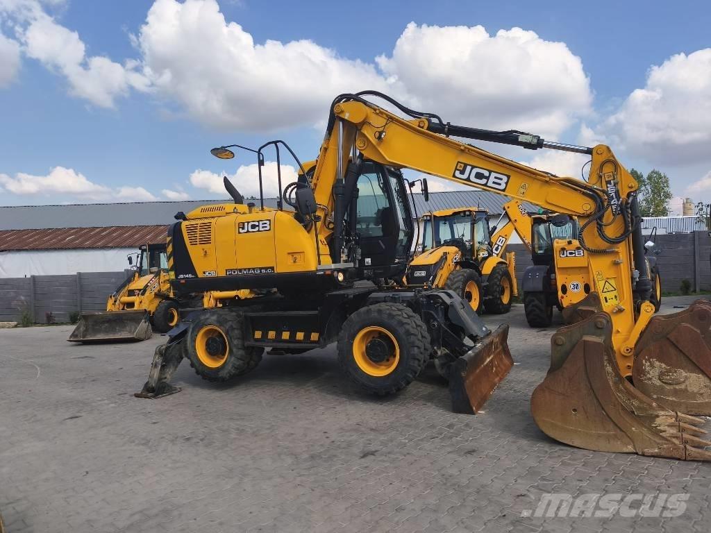 JCB JS 145 W Pyöräkaivukoneet