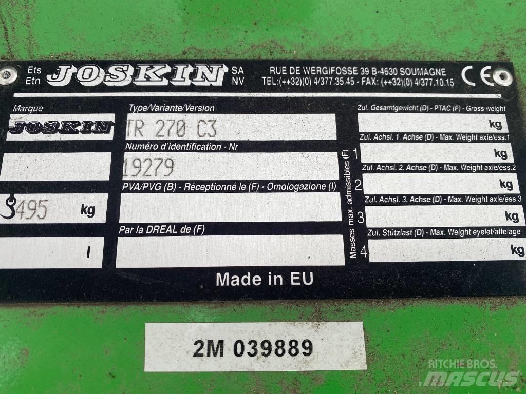 Joskin TR 270 C3 Kesantoleikkurit ja -murskaimet