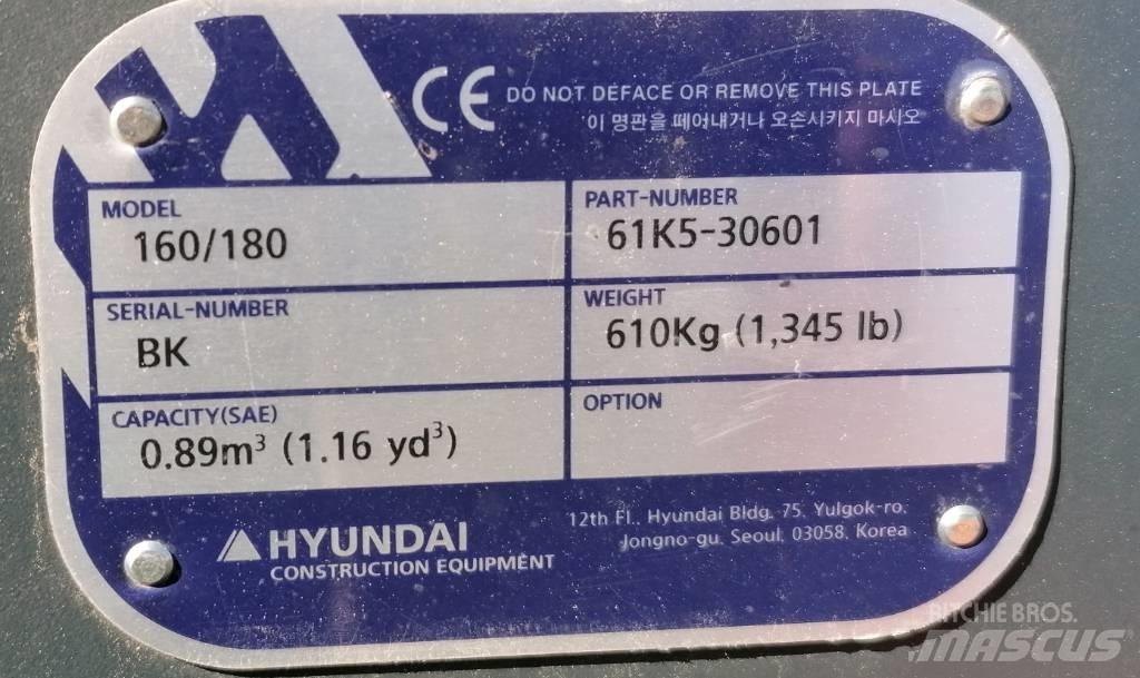 Hyundai 0.89m3_HX180 Kauhat