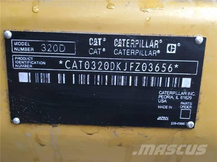 CAT 320 D Telakaivukoneet