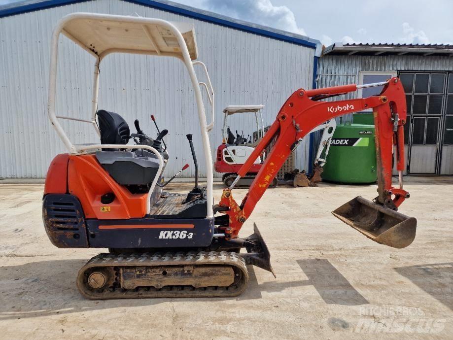 Kubota KX 36-3 Minikaivukoneet < 7t