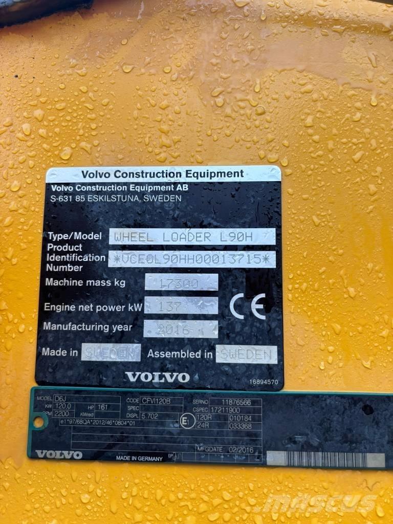 Volvo L 90 H Pyöräkuormaajat