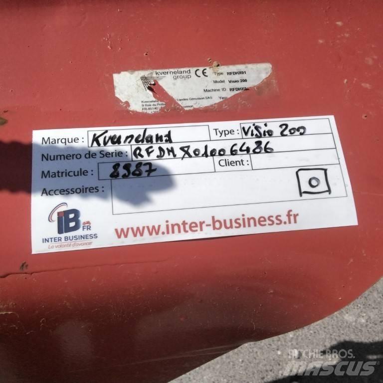 Kverneland VISIO 200 Kiekkomultaimet ja lautasäkeet
